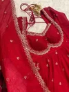 Nsr 874 Heavy Faux Georgette With Embroidery Work Readymade Suits
